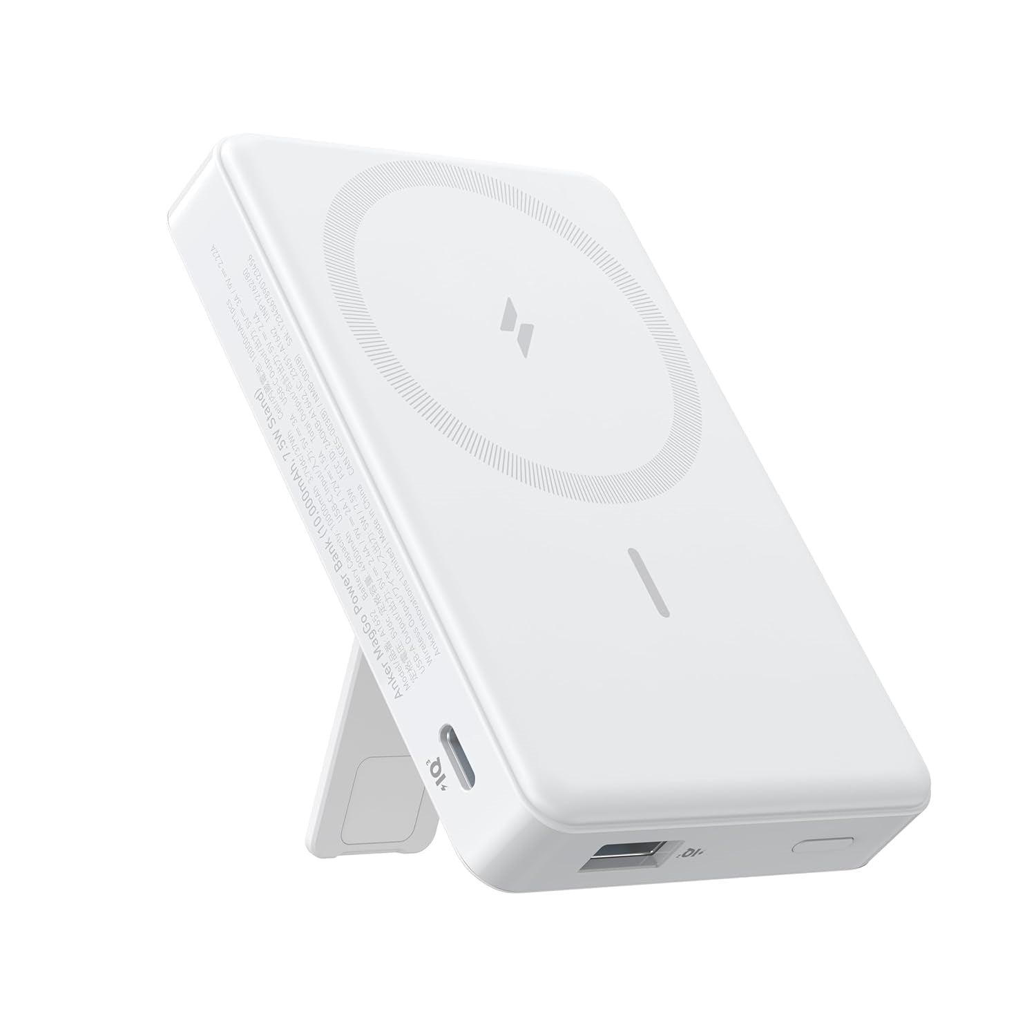 Anker MagGo Power Bank (10K, mAh, Stand) - White Anker MagGo Power Bank (10K, mAh, Stand) - White